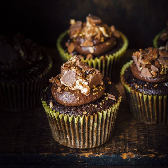 Tim Tam Chocolate Cupcakes - Recipe photo by sugaretal
