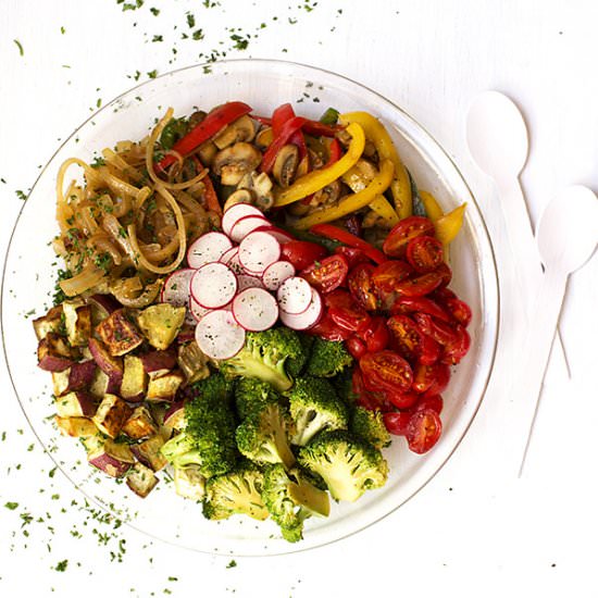 Easy Vegetarian Fry Up - Recipe photo by Aninas Recipes