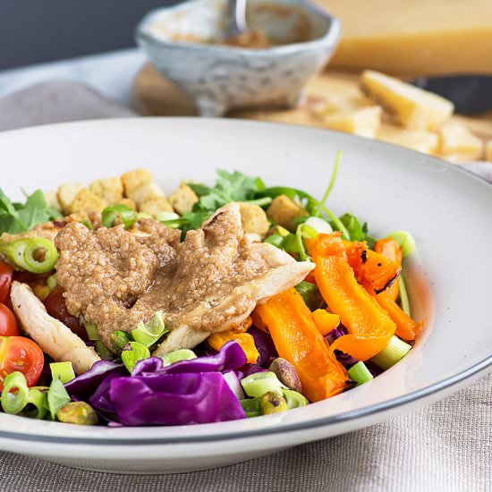 Chicken Rainbow Salad - Recipe photo by mondomulia