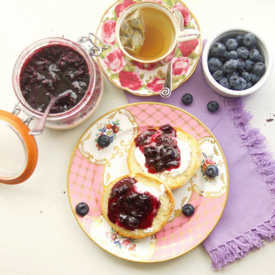 3 Ingredient Blueberry Jam - Recipe photo by tiffanybendayan