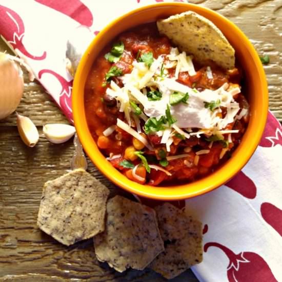 Smokey 3 Bean Chili - Recipe photo by thegardeningcook