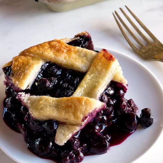 Blueberry Slab Pie - Recipe photo by Everyday Dishes