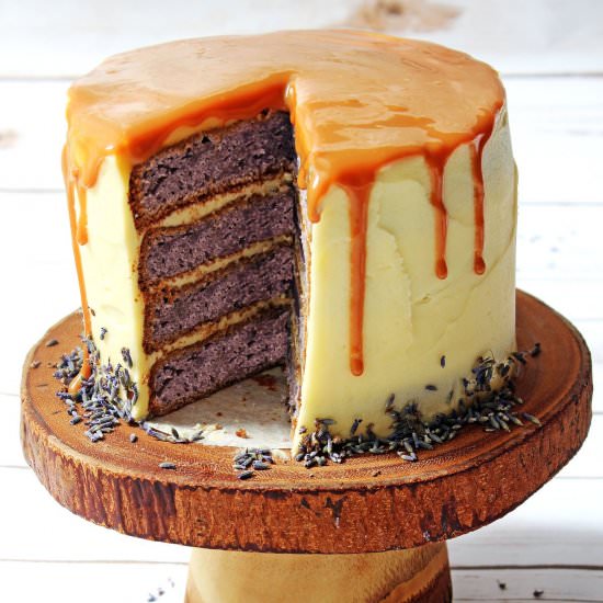 Lavender and Honey Layer Cake - Recipe photo by SupperintheSuburbsN14