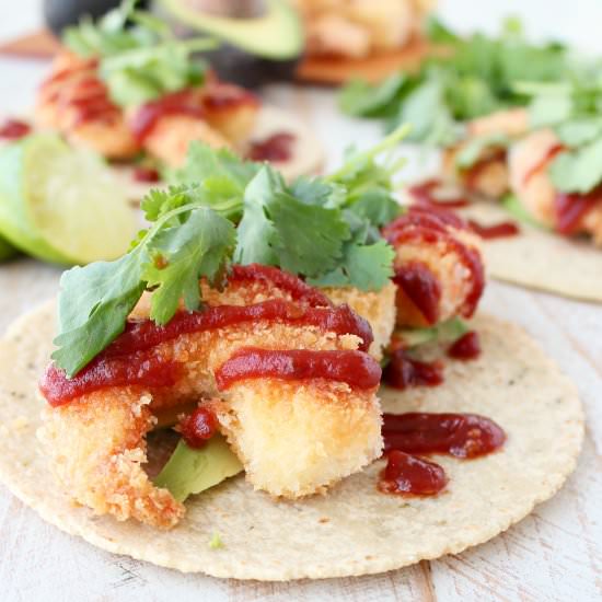 15 Minute Crispy Shrimp Tacos - Recipe photo by Whitney Bond