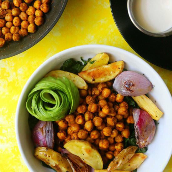 Buddha Bowl – Indian Style - Recipe photo by clovesandcaramel