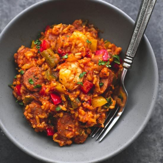 Slow Cooker Jambalaya - Recipe photo by CremedelaCrumb