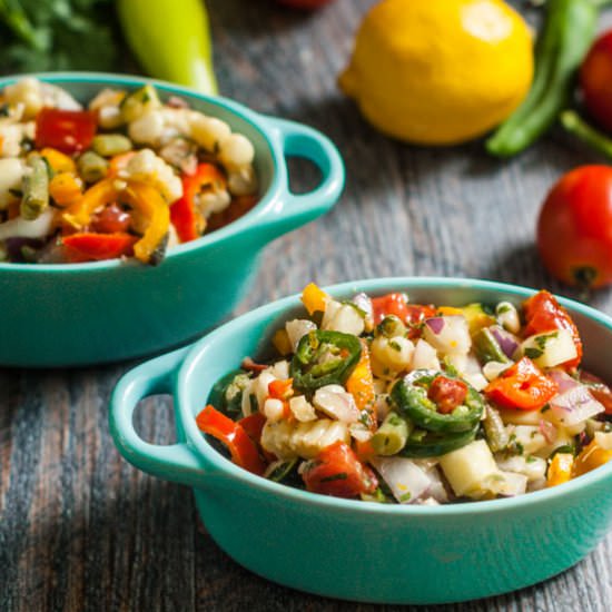 Citrus Herb Chopped Garden Salad - Recipe photo by MyLifeCookbook