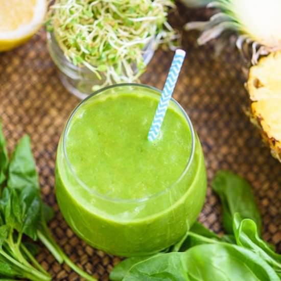 Pineapple Sprout GGS Smoothie - Recipe photo by Solluna333