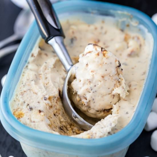 Toasted Marshmallow Ice Cream - Recipe photo by simplystacie