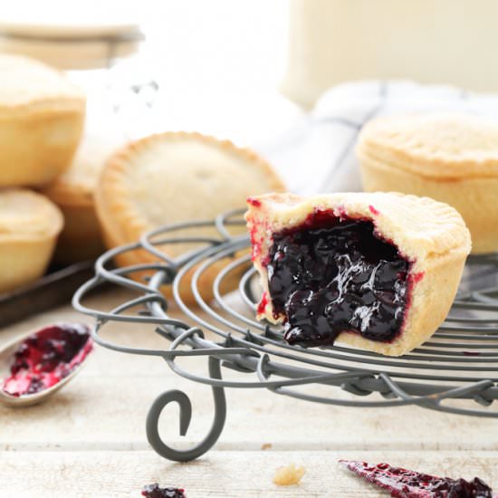 Deep Filled Blackcurrant Pies - Recipe photo by littlesugarsnaps