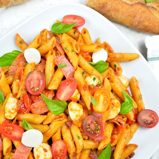 Calabrian Pasta Salad - Recipe photo by IAteTheWholeThing