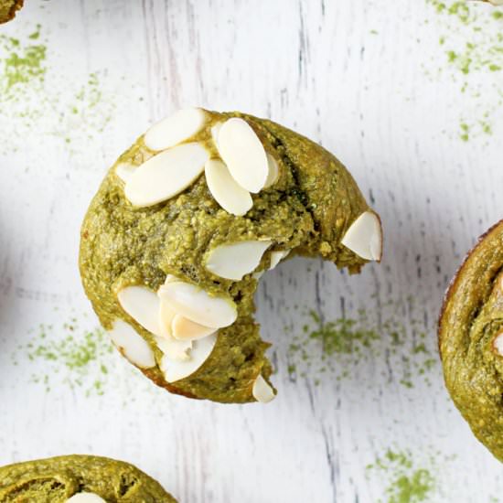 Gluten Free Matcha Muffins - Recipe photo by spinach4breakfast