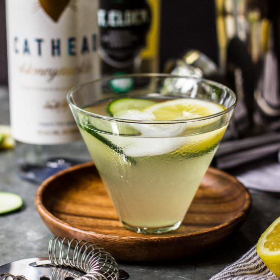 The Tipsy Cat Cocktail - Recipe photo by thebeachhousekitchen