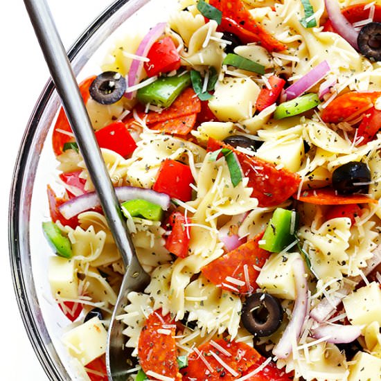 Pizza Pasta Salad - Recipe photo by gimme some oven