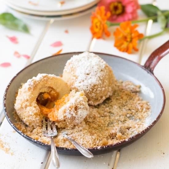 Granny's Fluffy Apricot Dumplings - Recipe photo by ViennaSundayKitchen