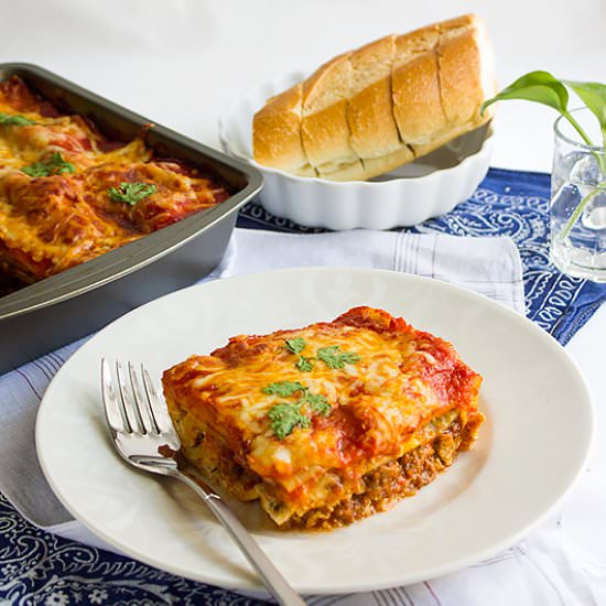 Basic Beef Lasagna - Recipe photo by MunatyCooking