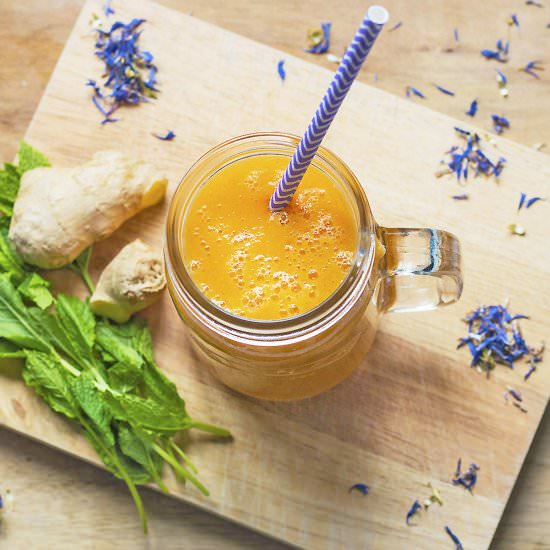 Orange summer smoothie - Recipe photo by Properfoodie