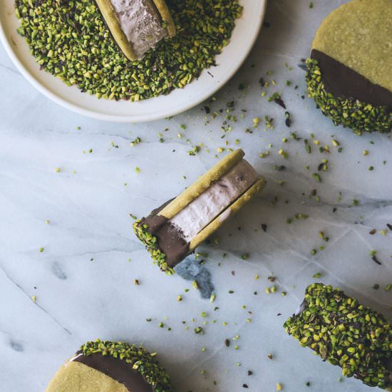 Spumoni Ice Cream Sandwiches - Recipe photo by honestlyyum