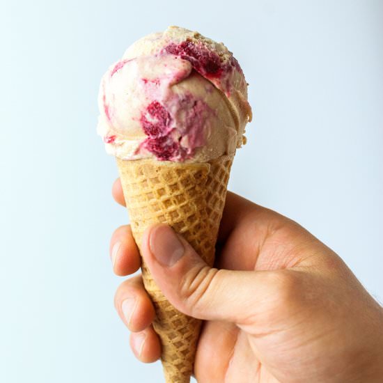 Smoked PB&J Ice Cream - Recipe photo by eohynn