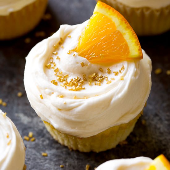 Mimosa Cupcakes - Recipe photo by sallysbakingaddiction