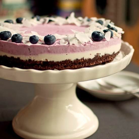 No bake Raspberry Cashew Cheesecake - Recipe photo by zielonysrodek