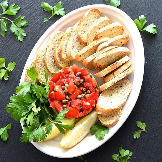 Tomato Avocado Tartare - Recipe photo by TheVegLife