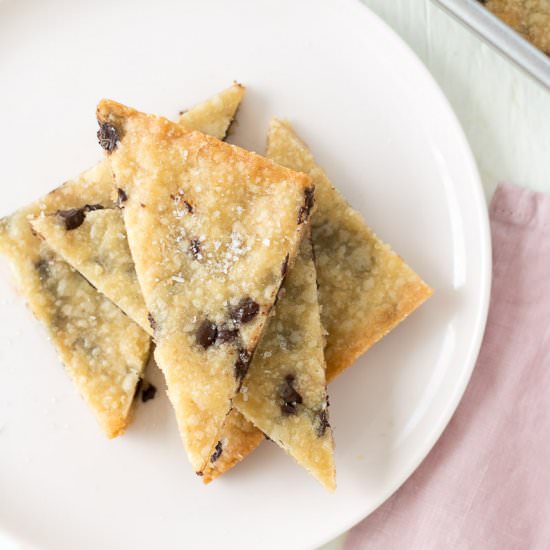 Chocolate Chip Cookie Brittle (v) - Recipe photo by On The DF