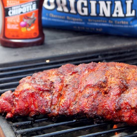 Grilled Mexican Ribs - Recipe photo by Creole Contessa