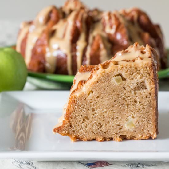 Apple & Peanut Butter Bundt Cake - Recipe photo by LK529