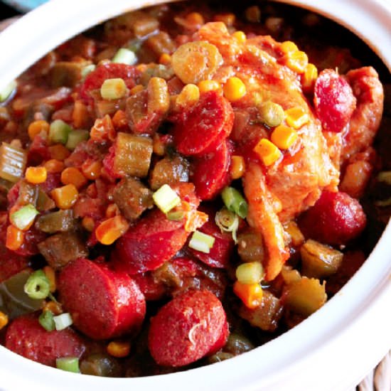 fried okra and corn - Recipe photo by Creole Contessa