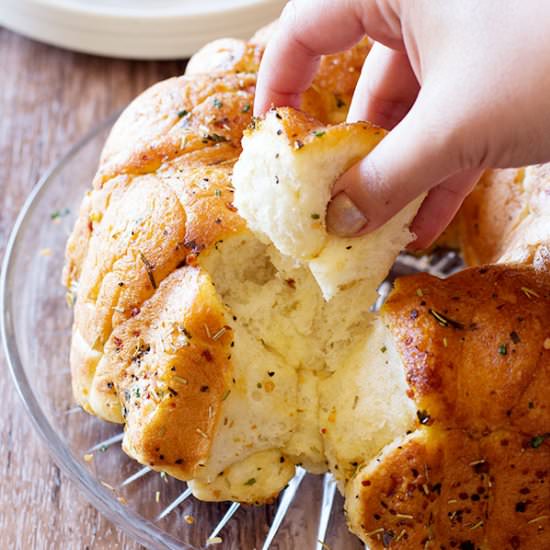 Cheesy Rosemary Garlic Monkey Bread - Recipe photo by unicorns in the kitchen