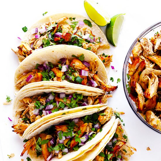 Slow Cooker Crispy Chicken Carnitas - Recipe photo by gimme some oven