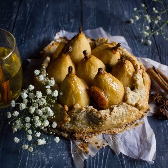 Hot Toddy Pear Galette - Recipe photo by lilcupcakemonkey