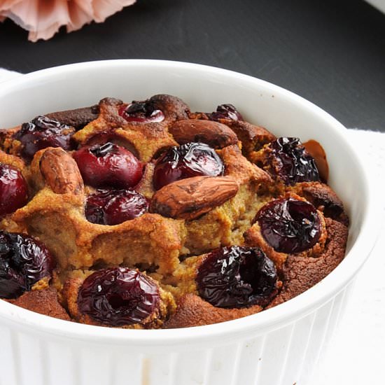 Chocolate Cherry Banana Soy Cake - Recipe photo by IvloonGoddess