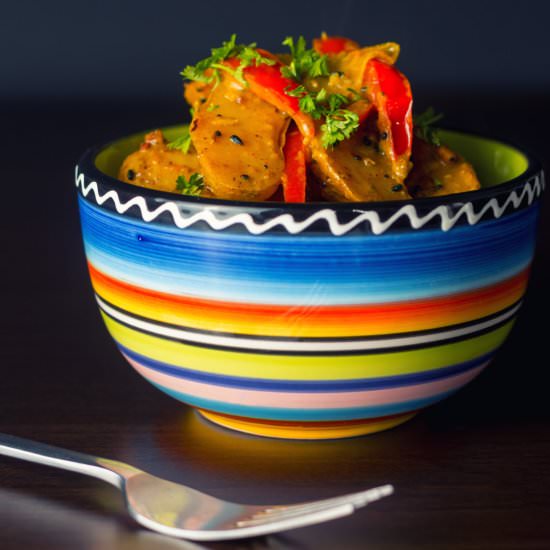 Fingerling Potato Curry - Recipe photo by Brian Jones