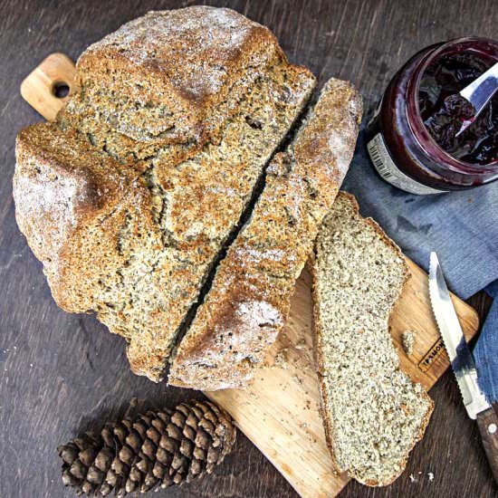 RYE IRISH SODA BREAD - Recipe photo by Anu@MyGingerGarlicKitchen