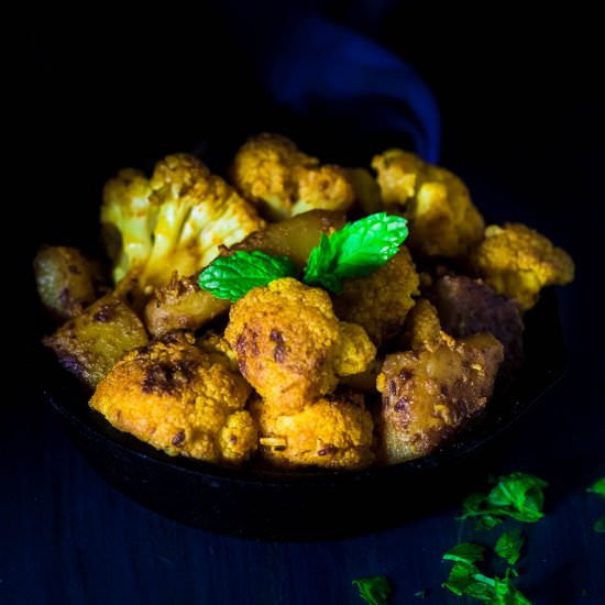 Aloo gobi recipe - Recipe photo by RachnasKitchen