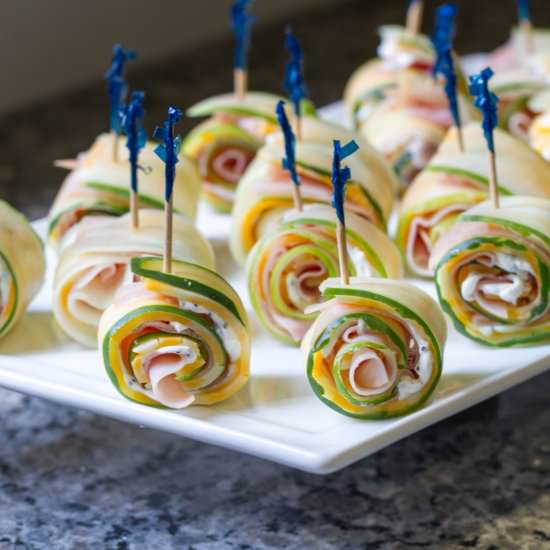 Cucumber Ham Rollups - Recipe photo by TheKitchenWhisperer