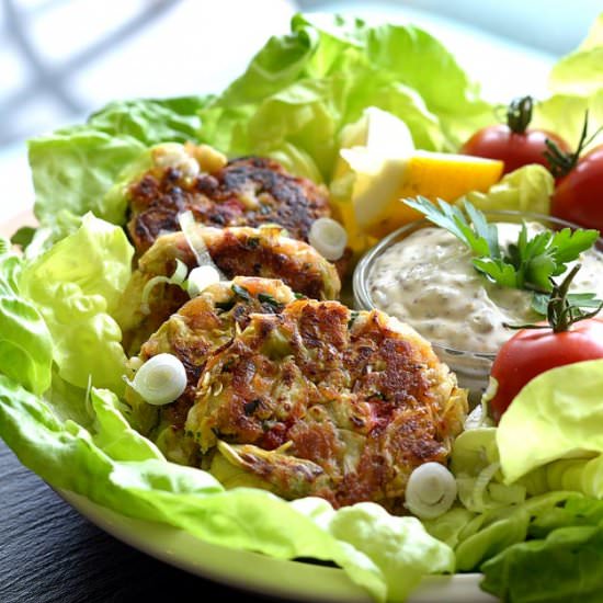 Vegan Artichoke Cakes - Recipe photo by TheVegLife
