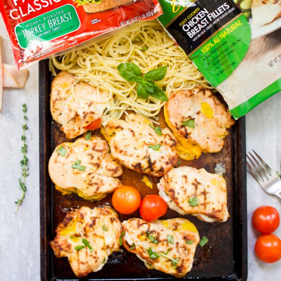 Grilled Cordon Bleu Chicken - Recipe photo by two.purple.figs