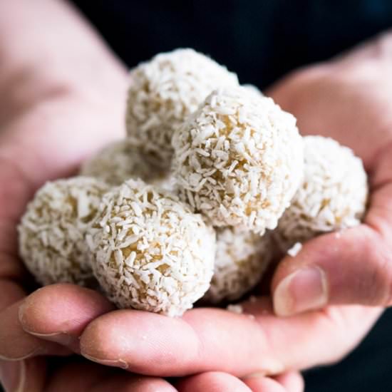 Coconut Date Balls - Recipe photo by platedcravings