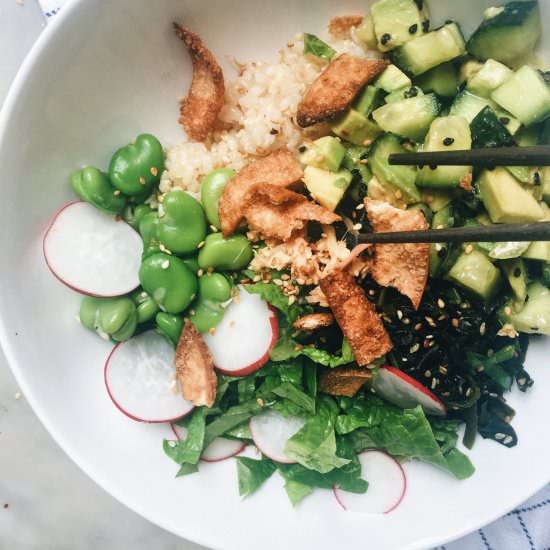 Avocado and Cucumber Sushi Bowl - Recipe photo by thehealthyhunter