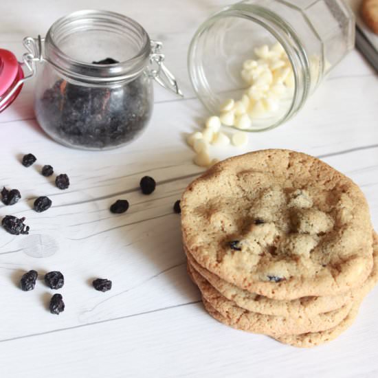 White Chocolate Blueberry Cookies - Recipe photo by In the Kitchen with Stacey