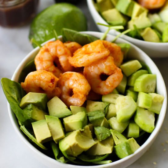 Spicy Shrimp Salad - Recipe photo by theculinarycompass