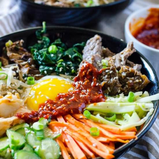 Korean Bibimbap - Recipe photo by crumbykitchen