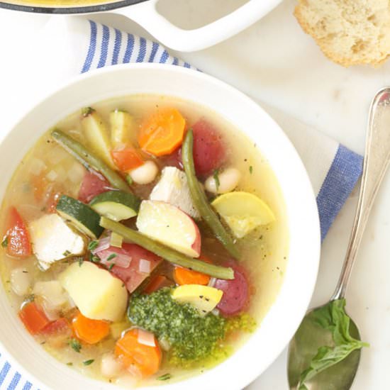Soupe au Pistou - Recipe photo by The Harvest Kitchen