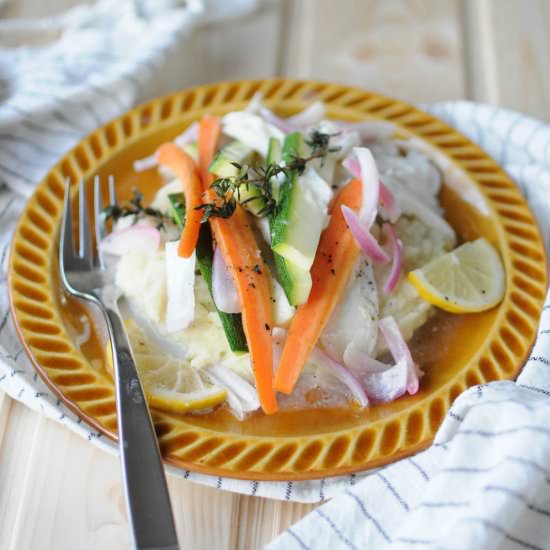 White Fish en Papillote - Recipe photo by teaspoonliving