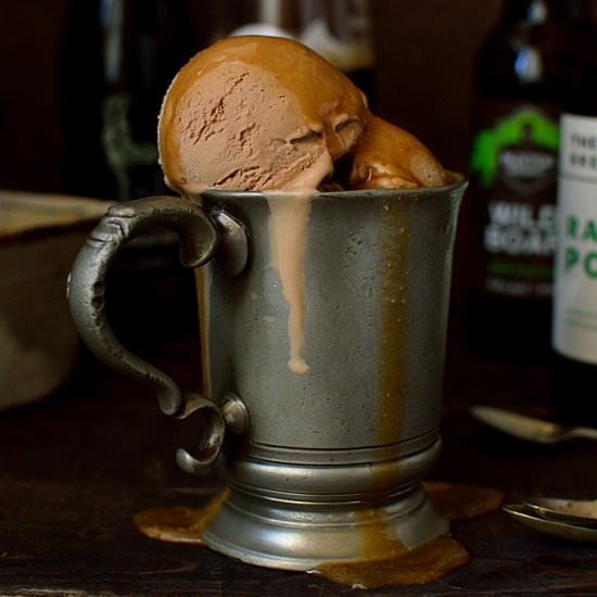 Chocolate Porter Ice Cream - Recipe photo by Domestic Gothess