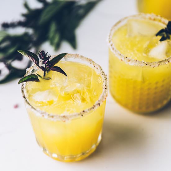 Golden Watermelon Cocktail - Recipe photo by MillysKitchen