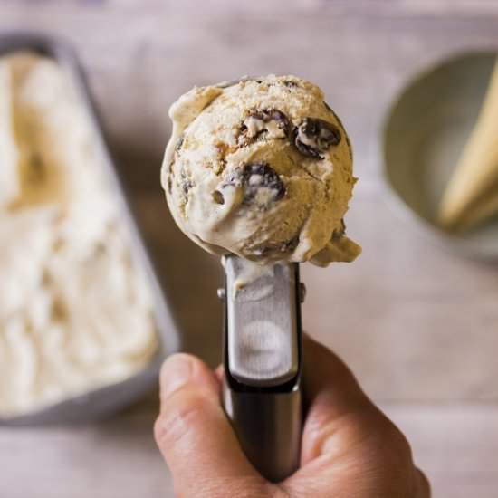 Homemade Rum and Raisin Ice Cream - Recipe photo by Properfoodie